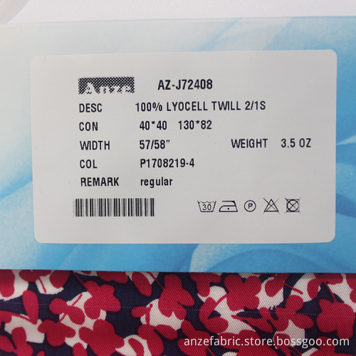 Innovative product printed 100% tencel lyocell fabric